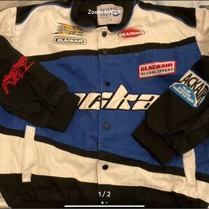 Blackair Blue and Black Racing Jacket